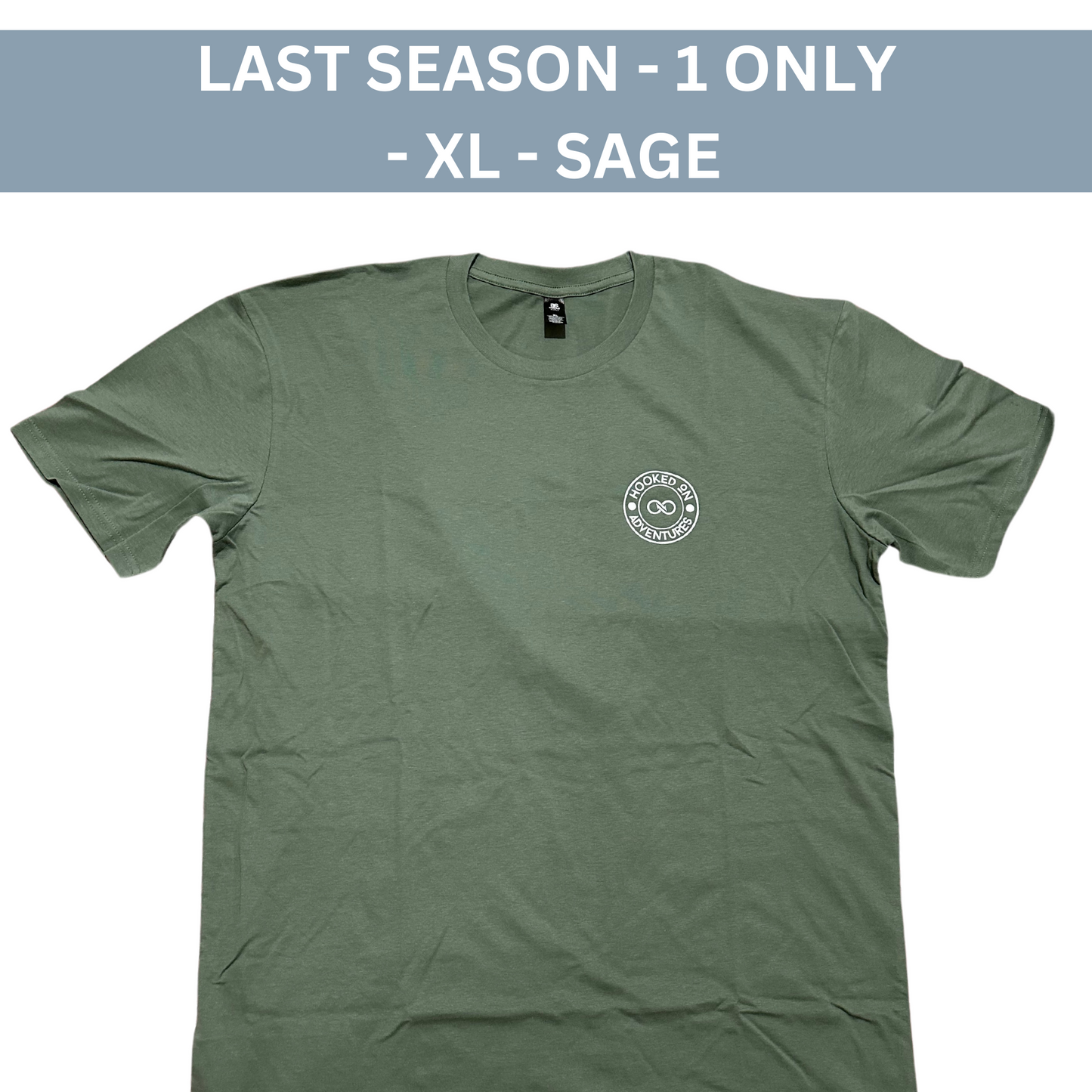 Hooked on Adventures Tee-Shirt SAGE