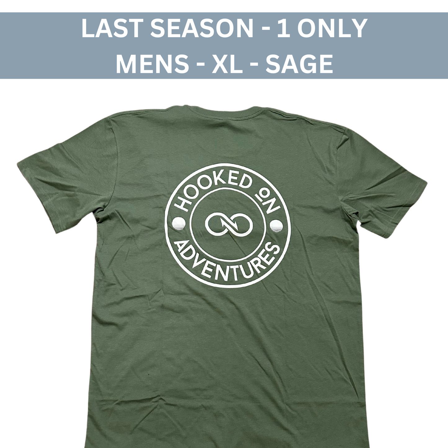 Hooked on Adventures Tee-Shirt SAGE