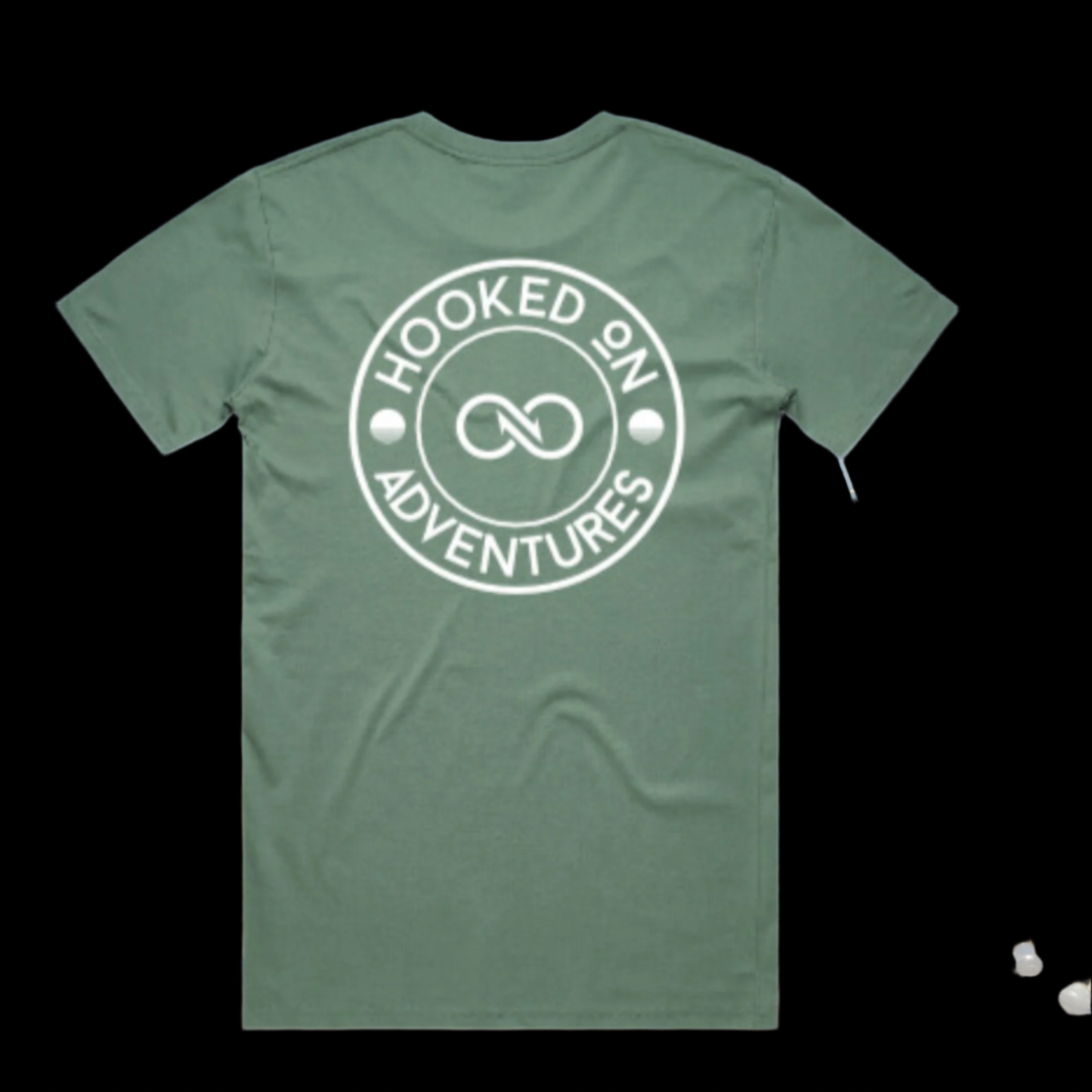 Hooked on Adventures T-Shirt - SAGE